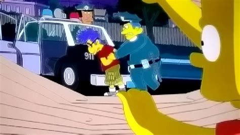 the simpsons milhouse|the simpsons milhouse arrested.